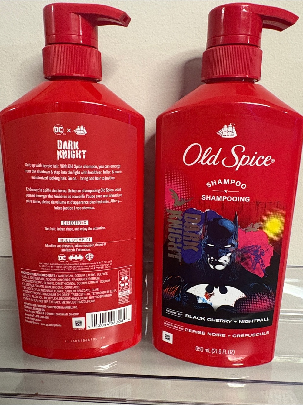 Old Spice - Dark Knight Shampoo bundle of 2